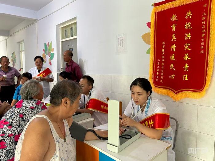 安置点的“健康守护”(央广网发 受访单位供图)